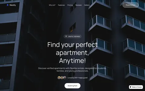 Nestly Apart template preview