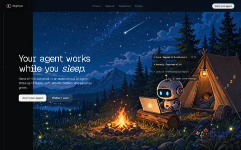NightJar Agent template preview