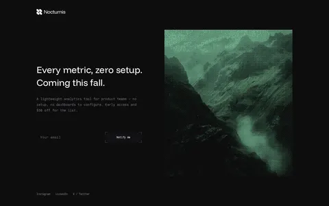 Nocturnis template preview