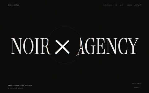 Noir Glass Lens template preview