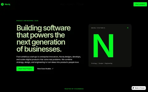Noviq® template preview