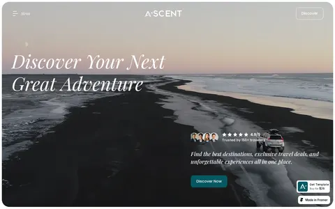 Ombara Luxury Hotel template preview