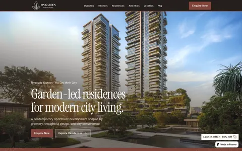 On Garden template preview