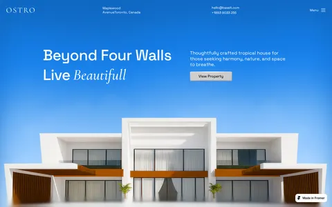 OSTRO template preview