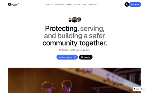 Police template preview
