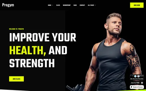 Progym template preview