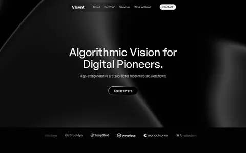 Prompt Folio template preview