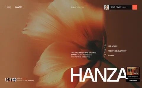 Pzfolio template preview