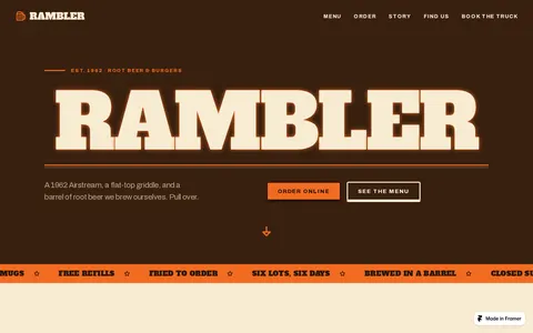 RAMBLER template preview