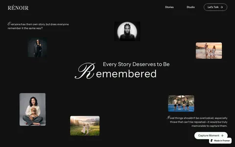Renoir Studio template preview