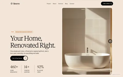 Renove template preview