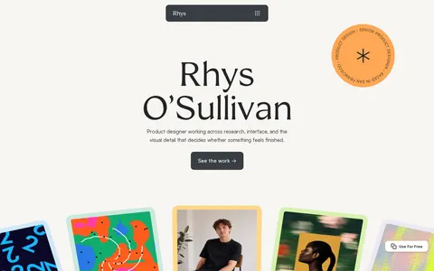 Rhys template preview