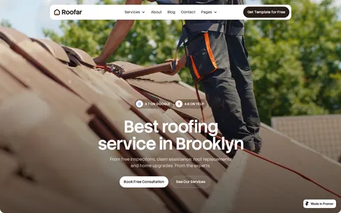 Roofar template preview