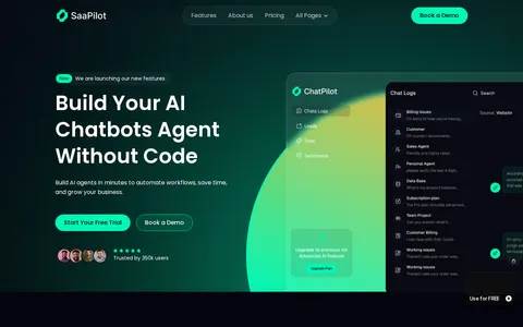 Saapilot - Tech template preview
