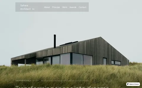 Sahara Architect template preview