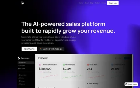 Salesmate template preview