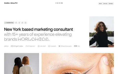 Sara Ralph template preview