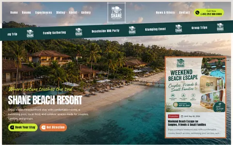 SeaHotel template preview