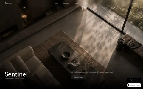 Sentinel & Co template preview