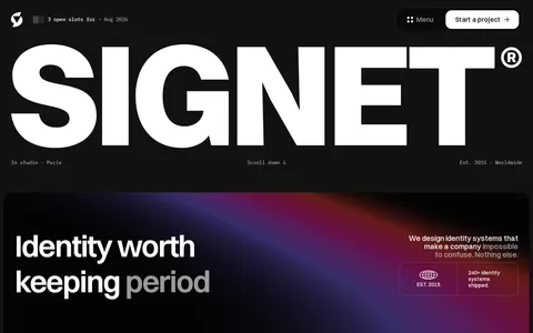 Signet template preview