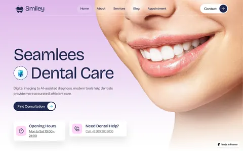 Smilex template preview