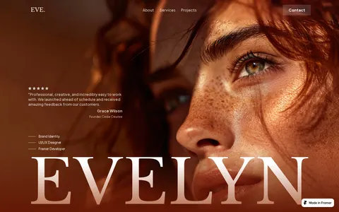 SOLENNE Studio template preview