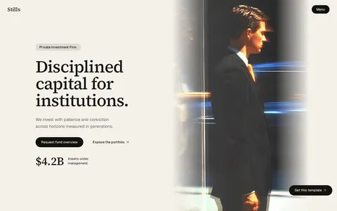 Stills template preview