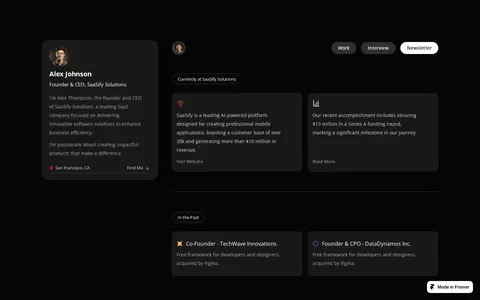 StudioFolio template preview