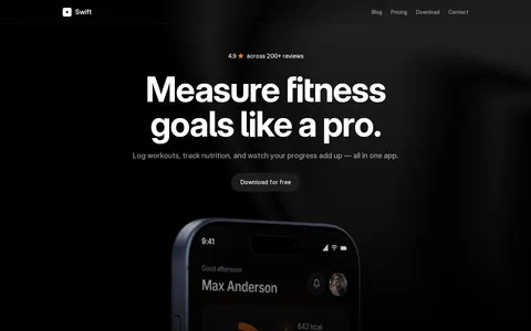 Swift App template preview