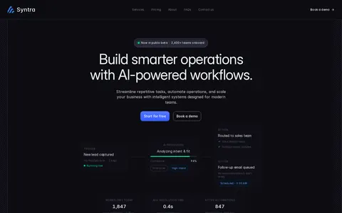 Syntraa template preview