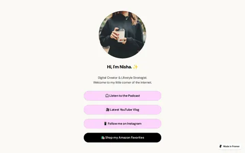 The Aesthete template preview