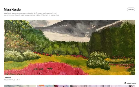 TheArtist template preview