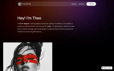 Theo Martinez template preview