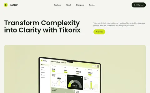 Tikorix template preview