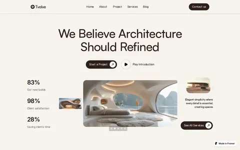 Tvolve template preview