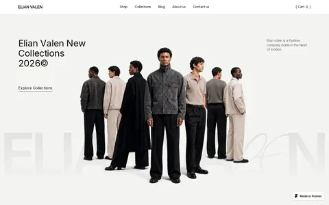 VALEN ECOM template preview