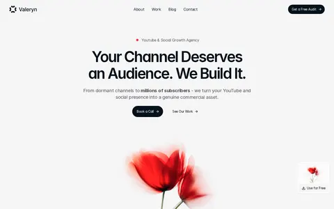 Valeryn Studio template preview