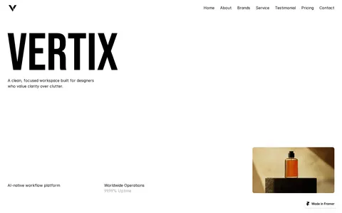 VERTIX template preview