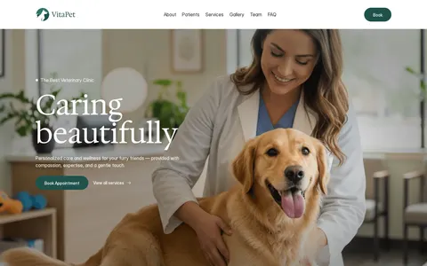 VitaPet Template template preview