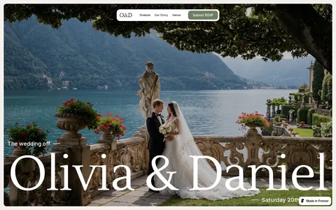 Weddingly template preview