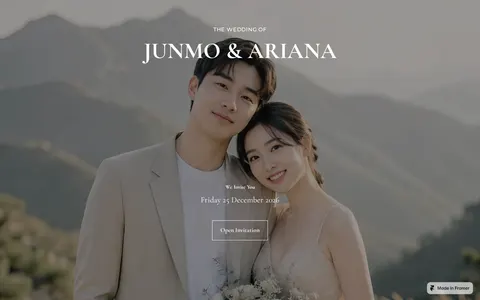 WEDINVIT template preview