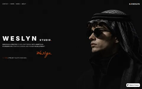 Weslyn template preview