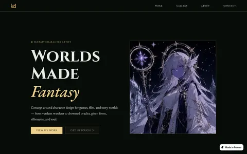 Worlds Made template preview