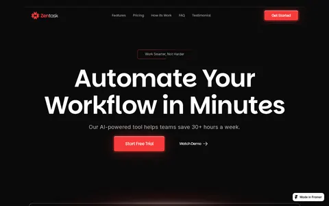Zen1ask template preview