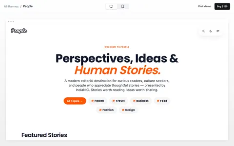 People template preview