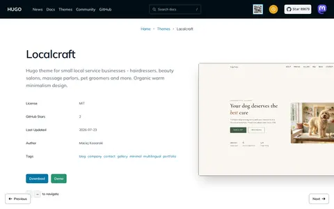 Localcraft template preview