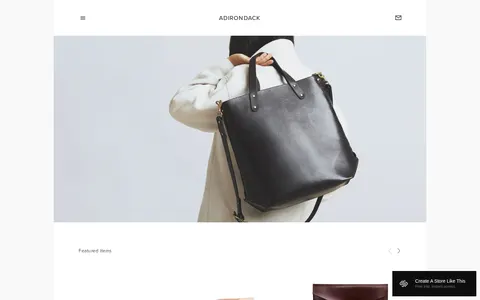 Adirondack — landing page template