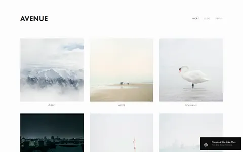Avenue template preview