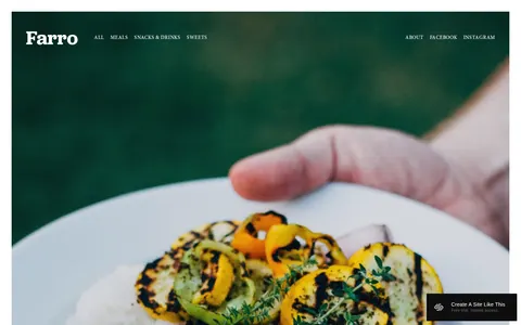 Farro template preview