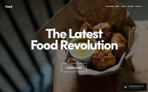 Feed template preview